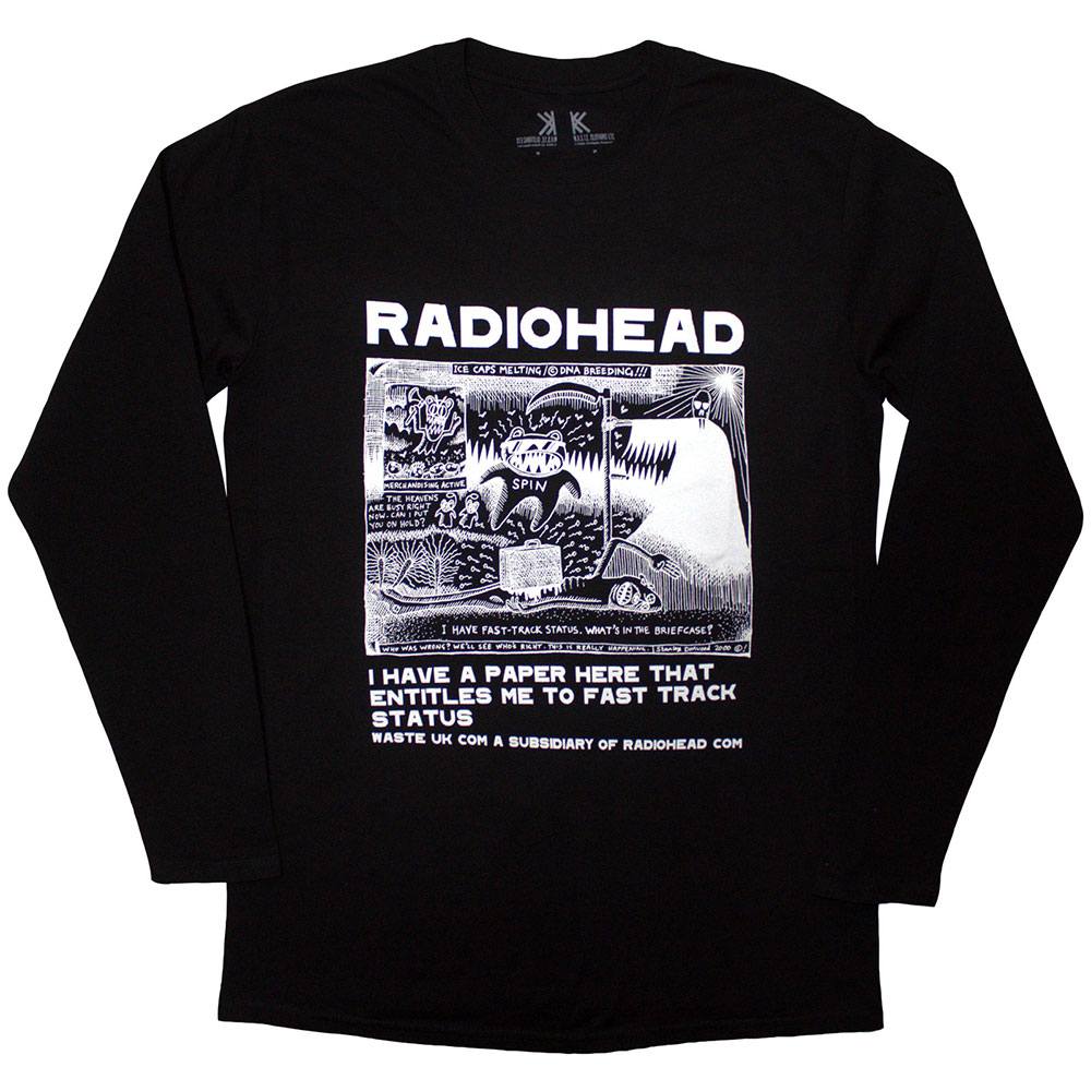 Radiohead - Ice Caps Longsleeve shirt - Black